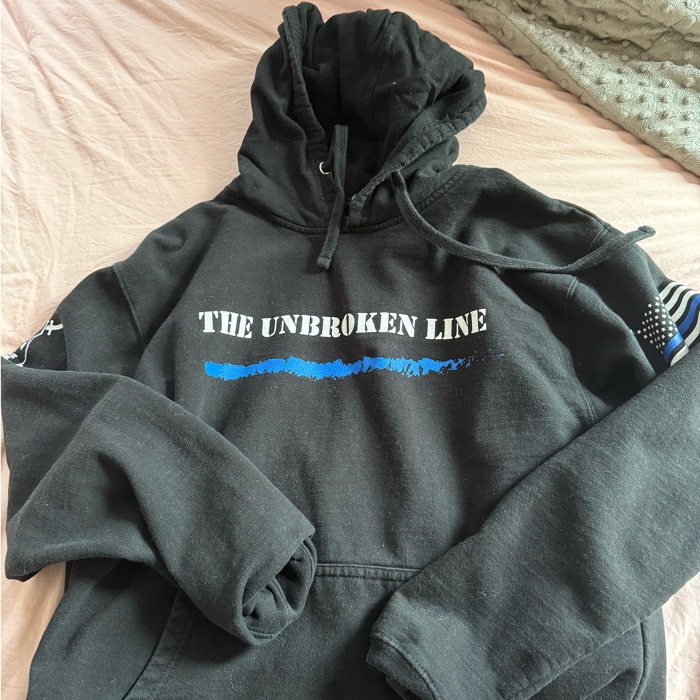 Black and Blue Hoodie